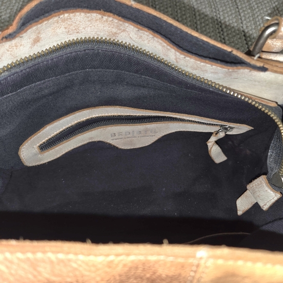 Bed Stu Rockababy Leather Purse Cashew Rustic Nectar Lux - Picture 4 of 16